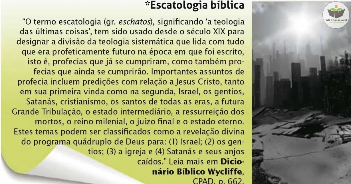 ESCATOLOGIA BÍBLICA ( PENTECOSTAL )