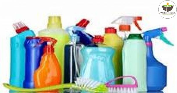 inicialização básica a produtos de limpeza