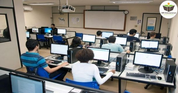 professores e o laboratório de informática