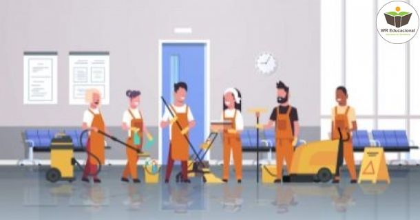 limpeza terminal de banheiros e limpeza de áreas não críticas e administrativas