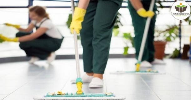 a importância da limpeza em escolas